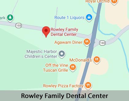 Map image for Dental Cleaning and Examinations in Rowley, MA